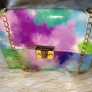 Purple Tye dye Crossbags
